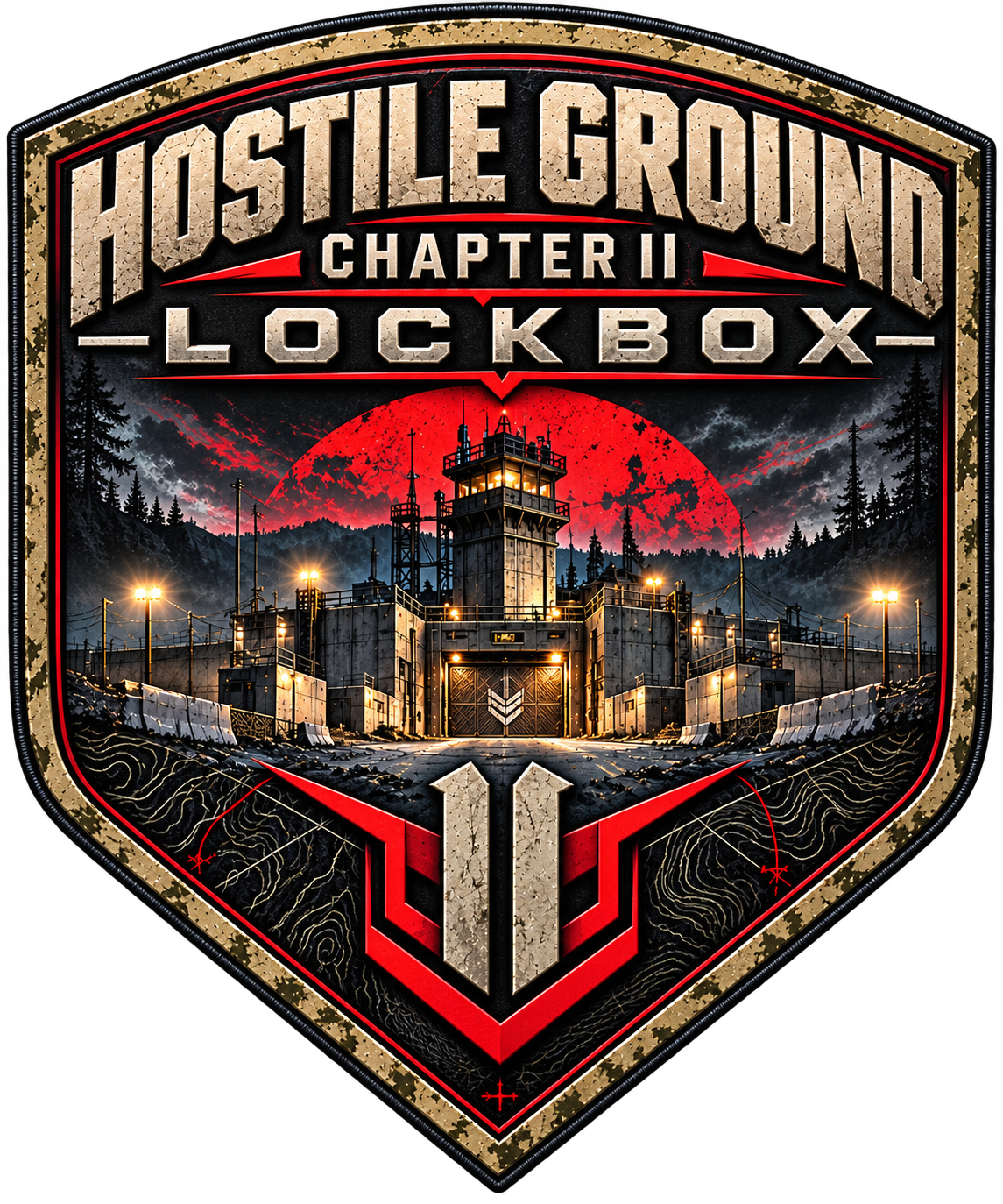 Official Hostile Ground Chapter II LOCKBOX emblem
